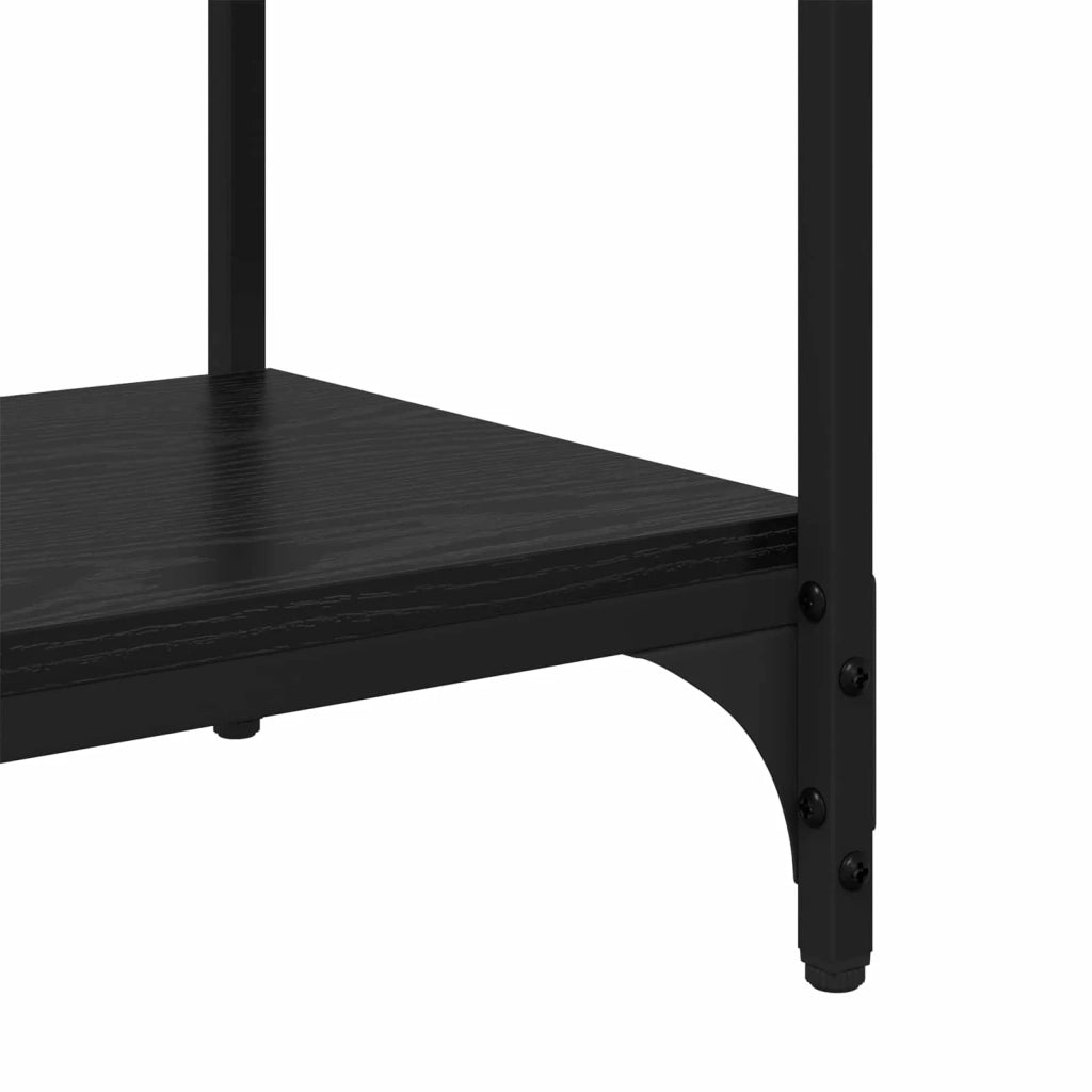 Armadio per Libri Rovere Nero 100 x 33 x 100 cm 881119