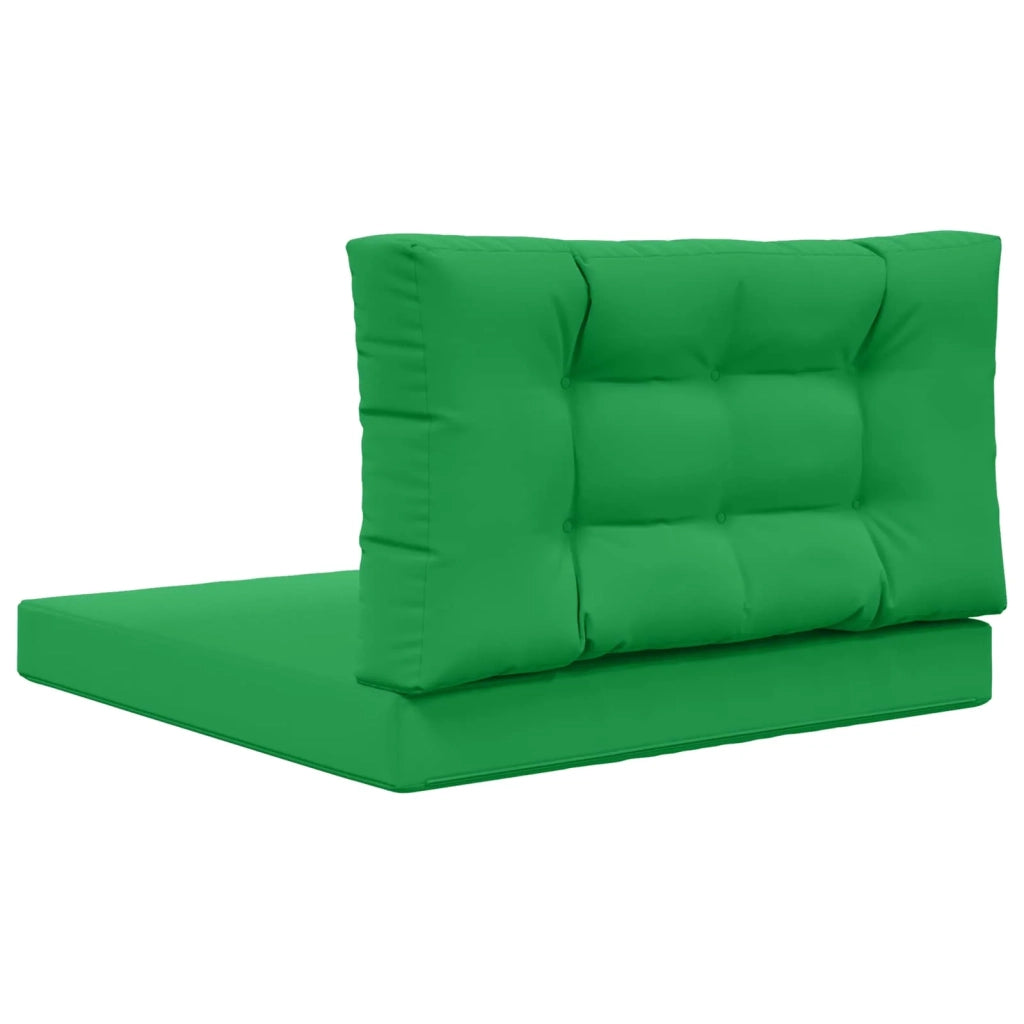 Cuscino per divano da esterno 2 pz | Cuscini per sedie Verde Poliestere