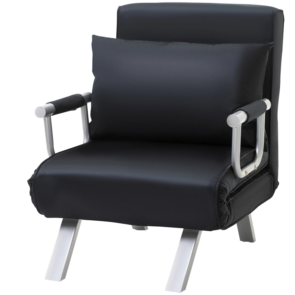 Divano letto 3 in 1 con cuscino ¨C Xylo ¨C Nero