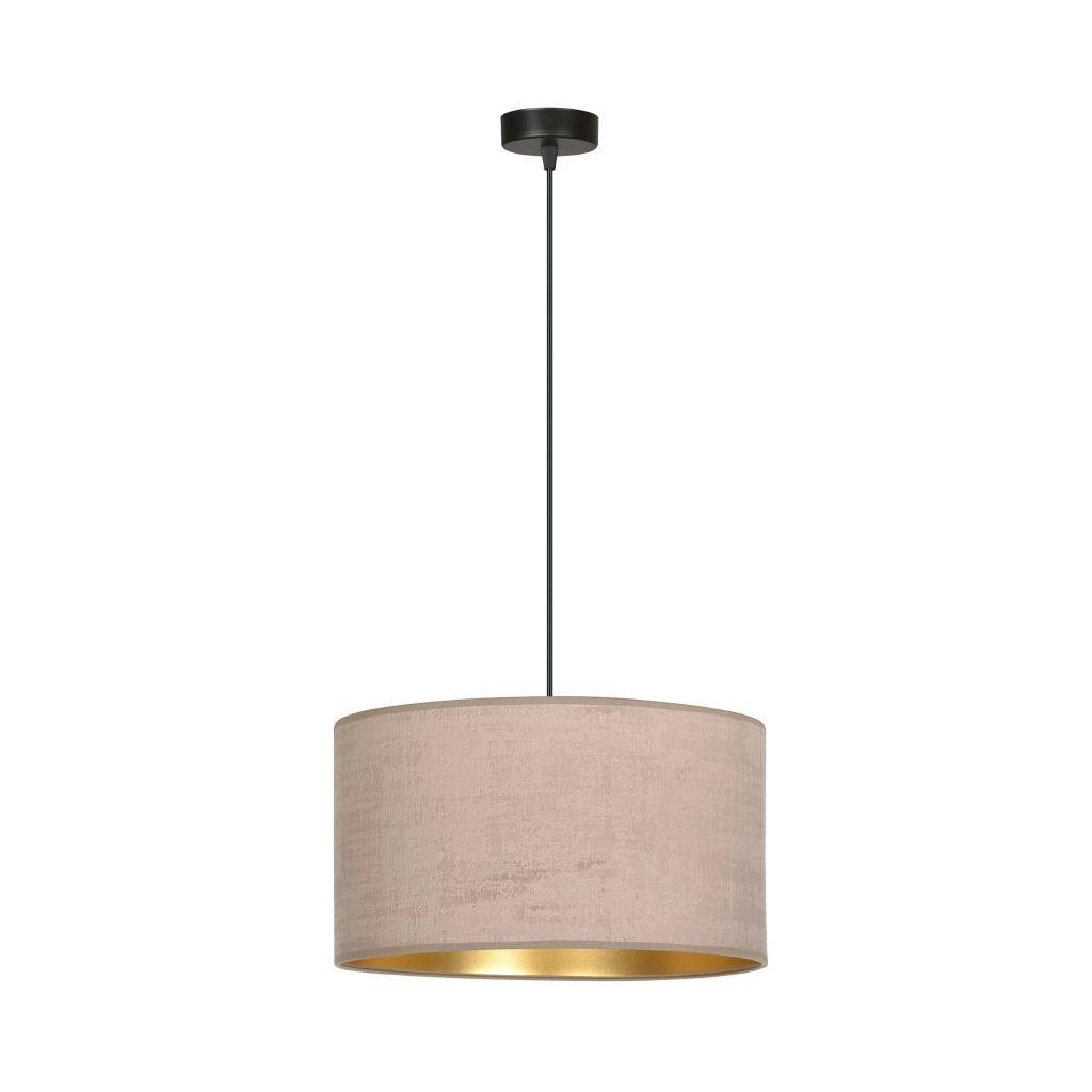 Lampada sospensione Emibig Hilde E27 Ø35 rosa oro nera