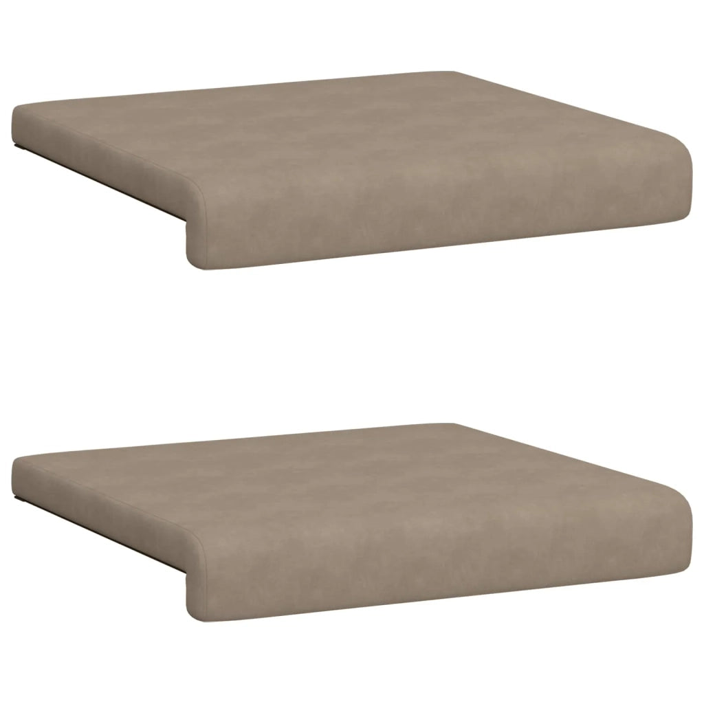 Cuscino per panchina 2 pcs Microfibra Tortora Profondità 35 cm 42043052