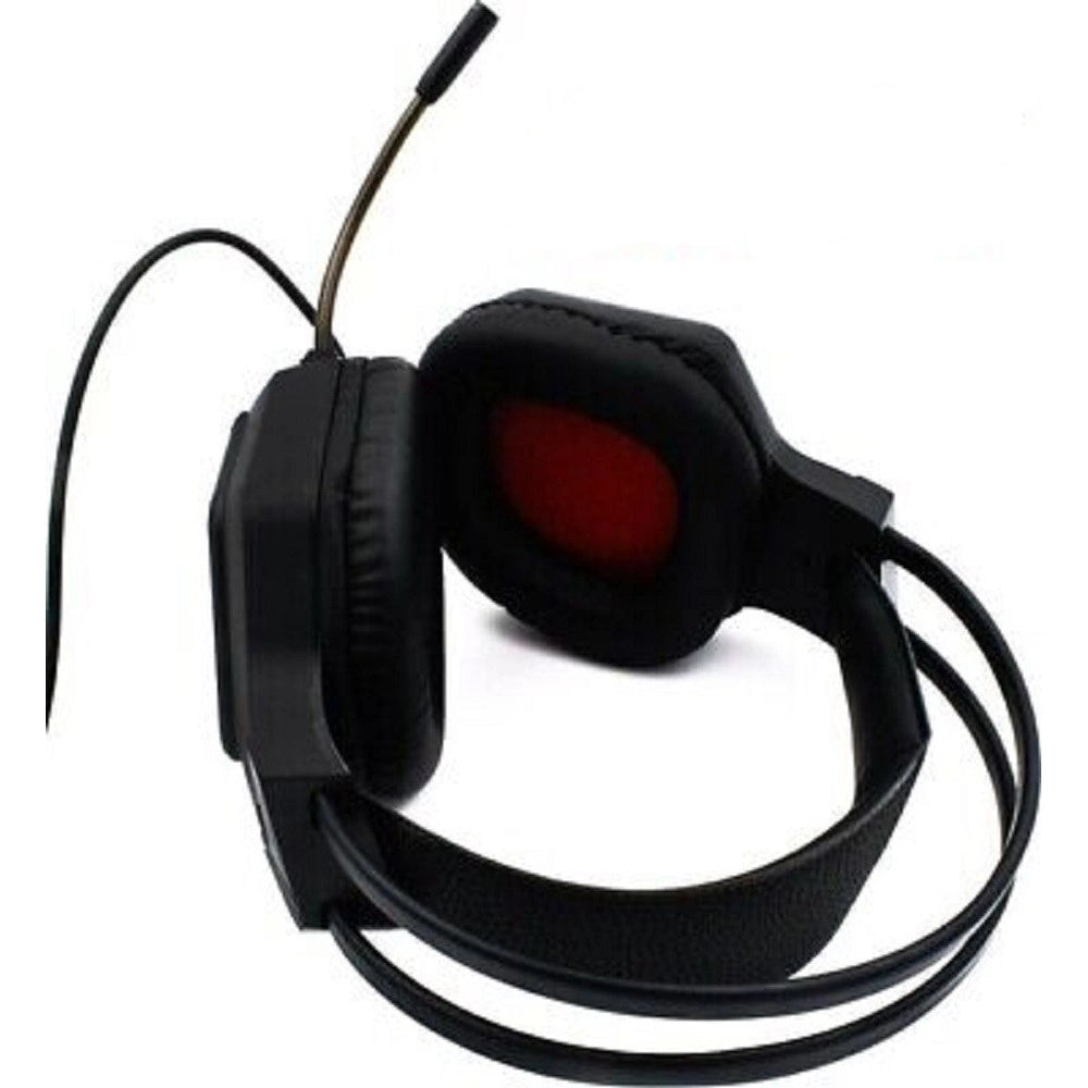 Trade Shop - Cuffie Gaming Da Gioco Stereo Bass Con Microfono Luci A Led Rgb Per Ps4 Pc Qe8 -