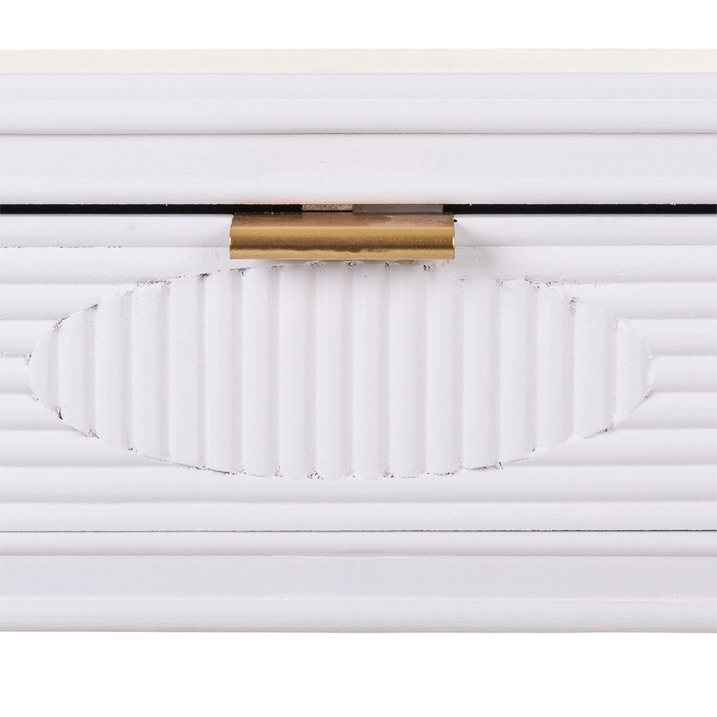 Tavolo in legno bianco 47x39x67h