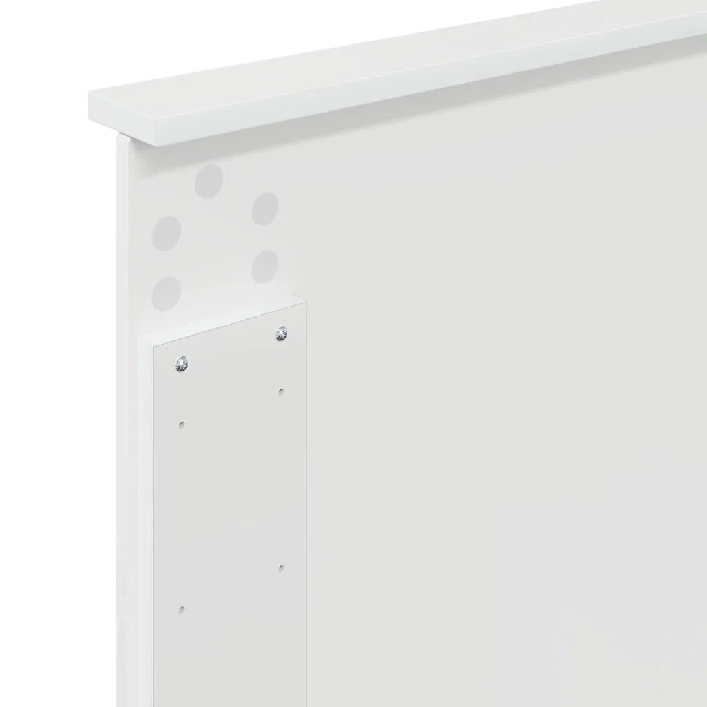 Testiera-Testata-Testiera Decorativa Bianco Lucido 90 cm Legno multistrato 692020