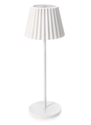 Lampada  da Tavolo Ø12,5x36 cm in Metallo Artika Bianca
