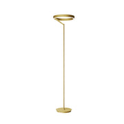 Lampada da Terra CRISEIDE PT LED 40W 2000lm 3000K dimmerabile a pedale in alluminio Oro spazzolato - Gealuce