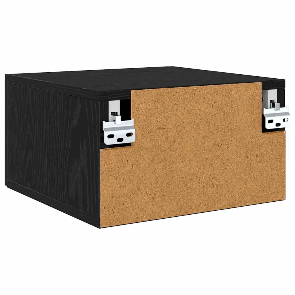 Armadio da Notte 2 pcs Rovere Nero 35 x 35 x 20 cm 882389