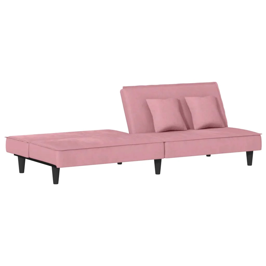 Divano letto in velluto rosa 02_0021004