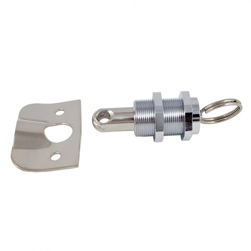 CHIUSURA A PULSANTE STAINLESS STEEL LOCK WITH BOTTON