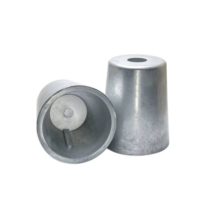 ANODO ZINCO OGIVA CONICA Ø45