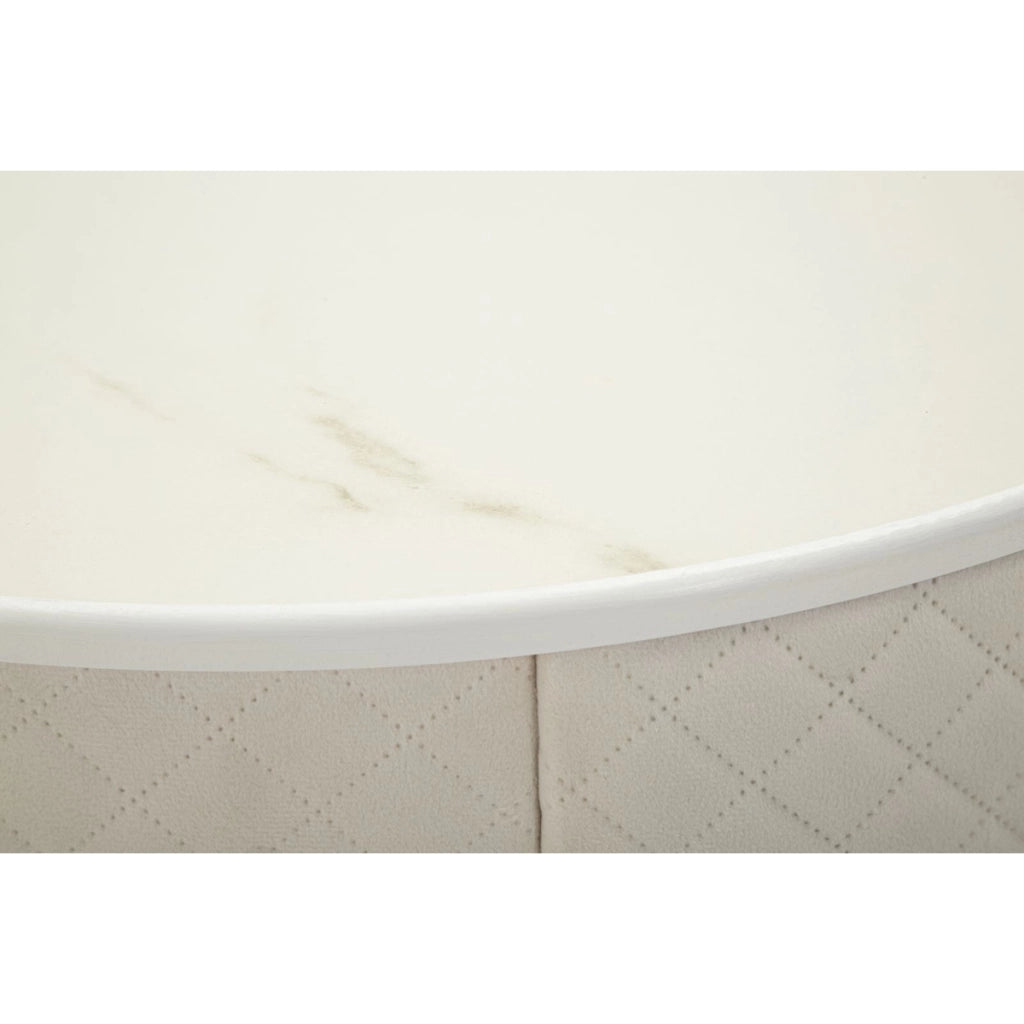Comodino VKH755, Beige, Legno, 52x52x70 cm