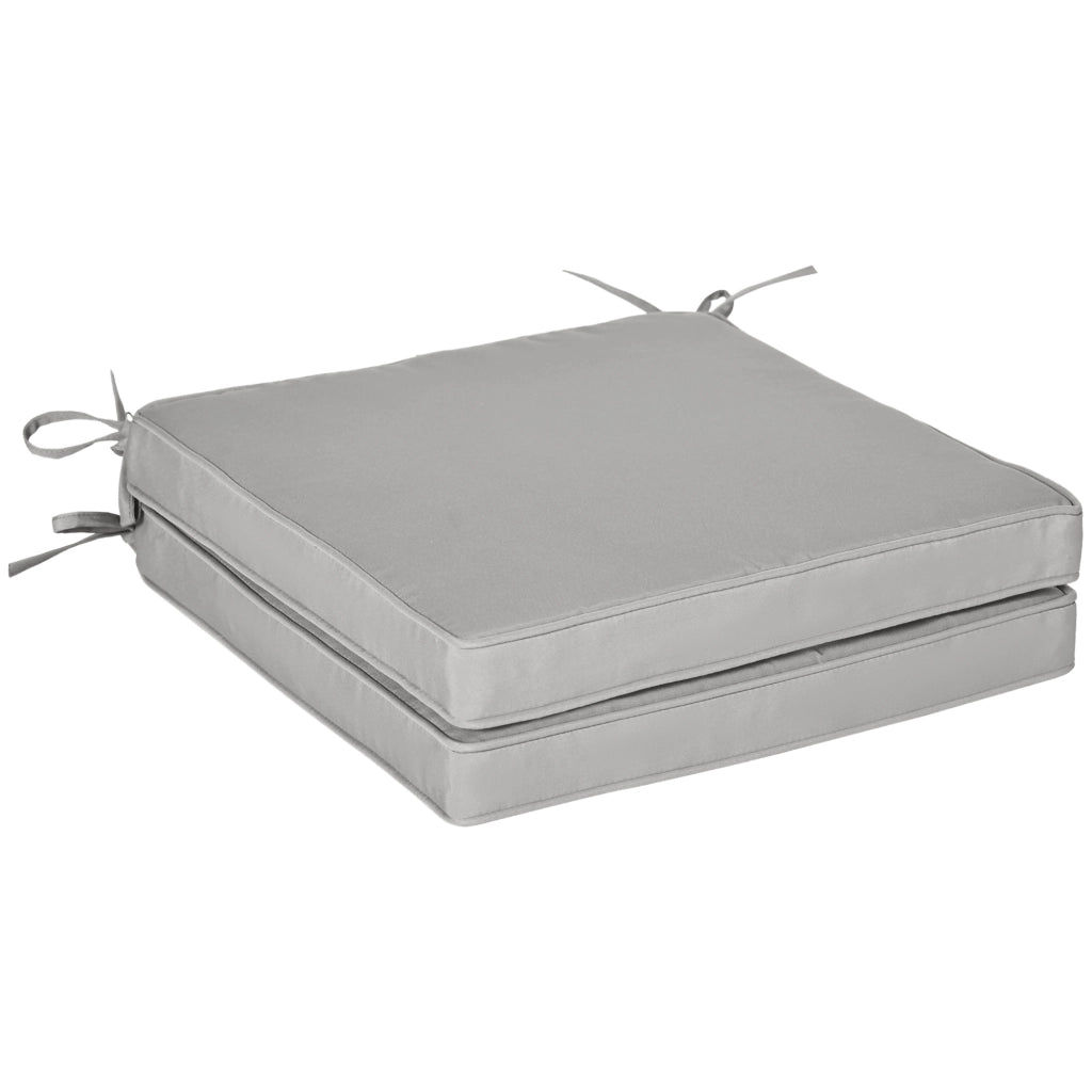 Cuscini per Poltrona da Giardino ¨C Minimal ¨C Grigio Chiaro 5 cm Poliestere