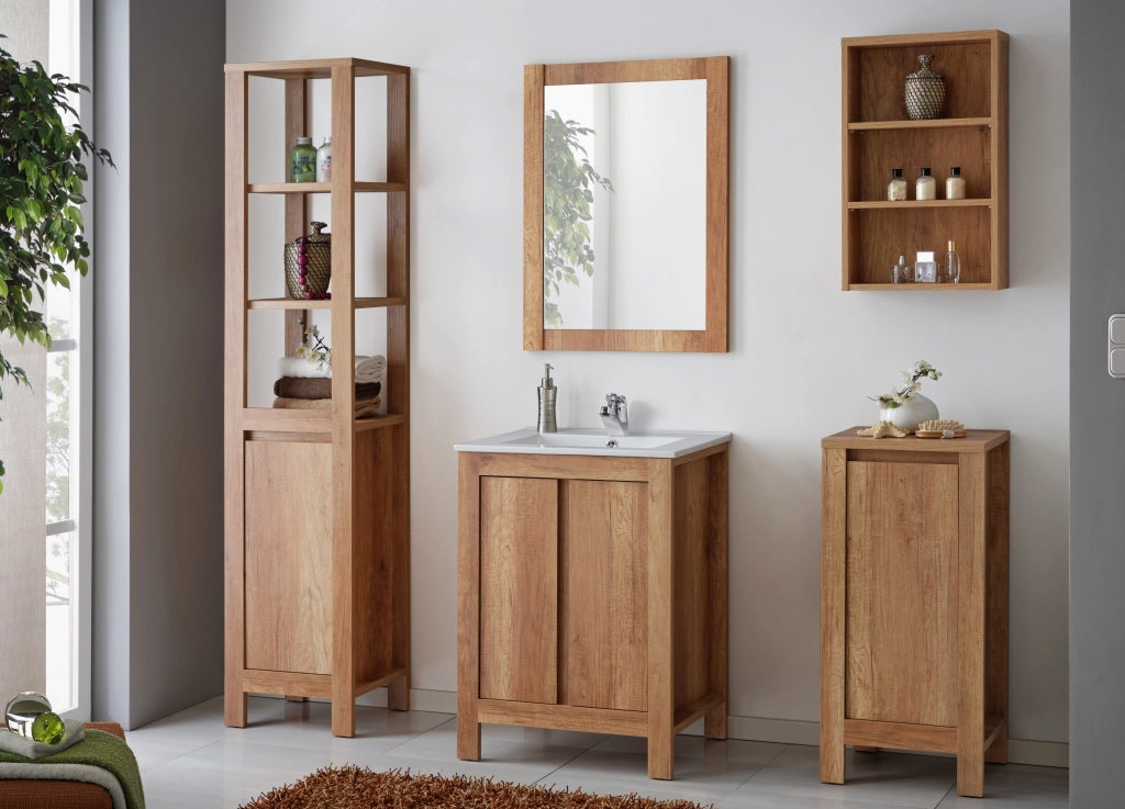 Mobile sottolavabo 60 cm 2 ante Classic Oak 60 x 79 x 46 cm
