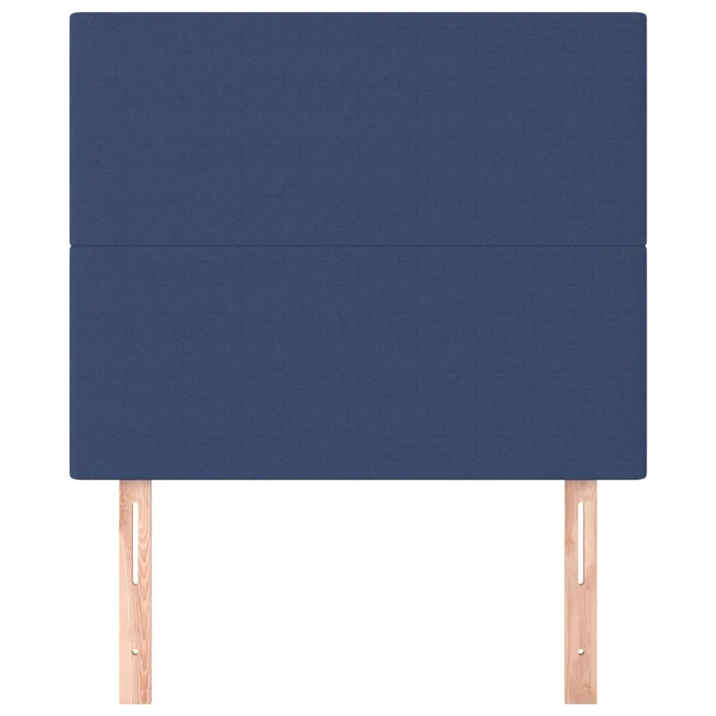 Testiera | Testata Blu 80x5x118/128 cm Tessuto
