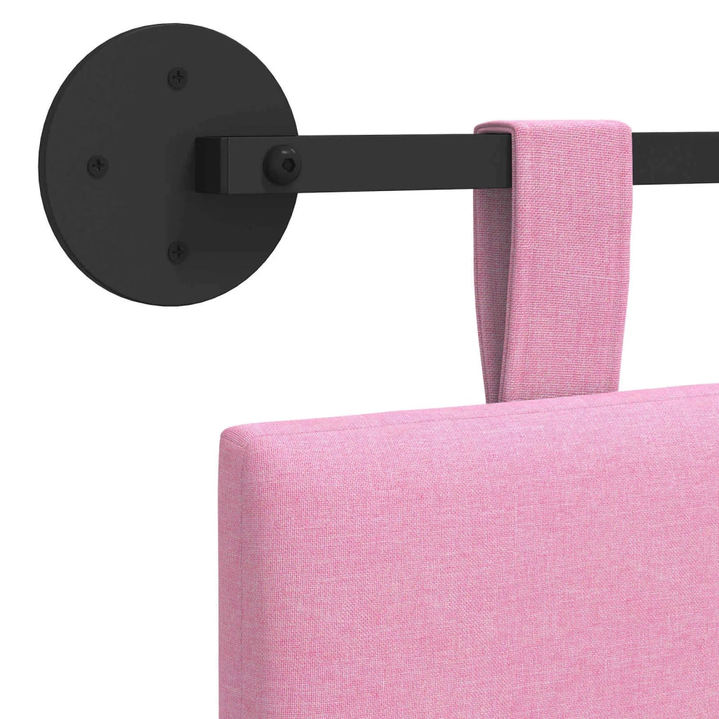 Testiera | Testata sospesa Rosa Tessuto