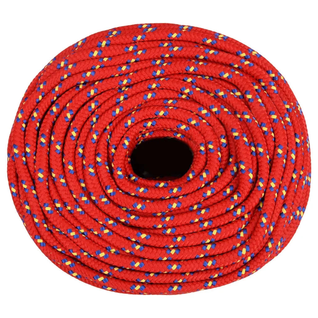 Corda | Fune per barca Rossa 8 mm 250 m in Polipropilene