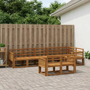 Set di divani da esterno 8 pcs Naturale