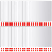 24 pz Piastrelle a Specchio Quadrate in Vetro CFW7843673