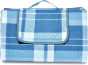 Tappeto impermeabile per esterno 200 x 200 cm blu per picnic