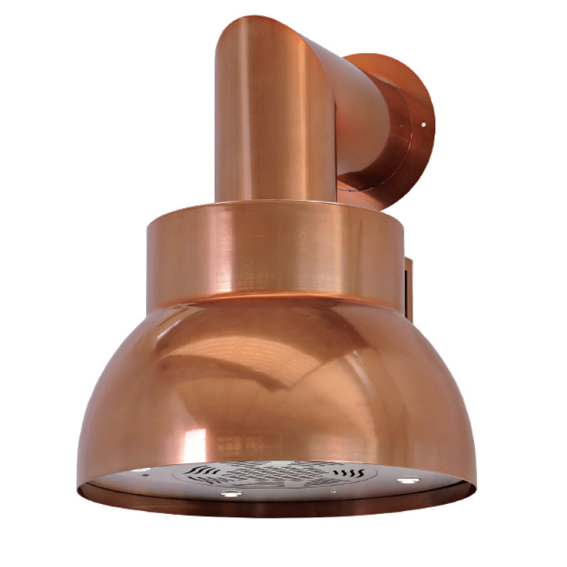 Cappa aspirante BELL in acciaio inox rame specchiato cm 50