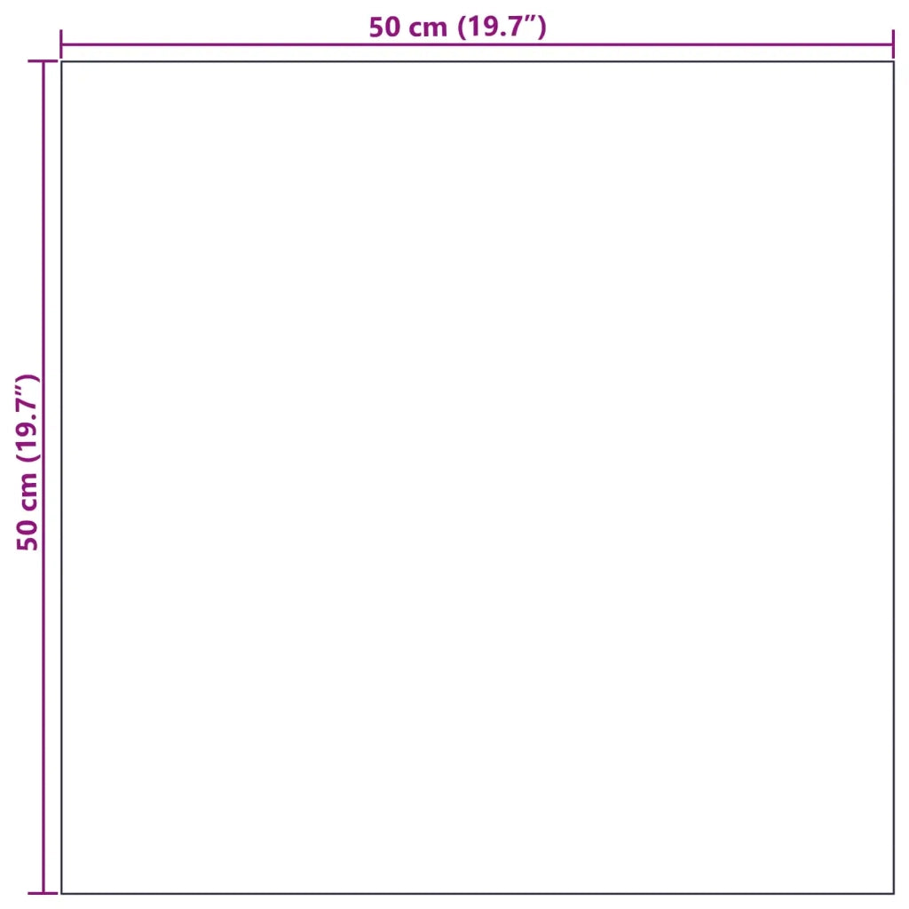 Piastrella per Tappeto Grigio cielo 50 x 50 cm 20 pcs 42032487