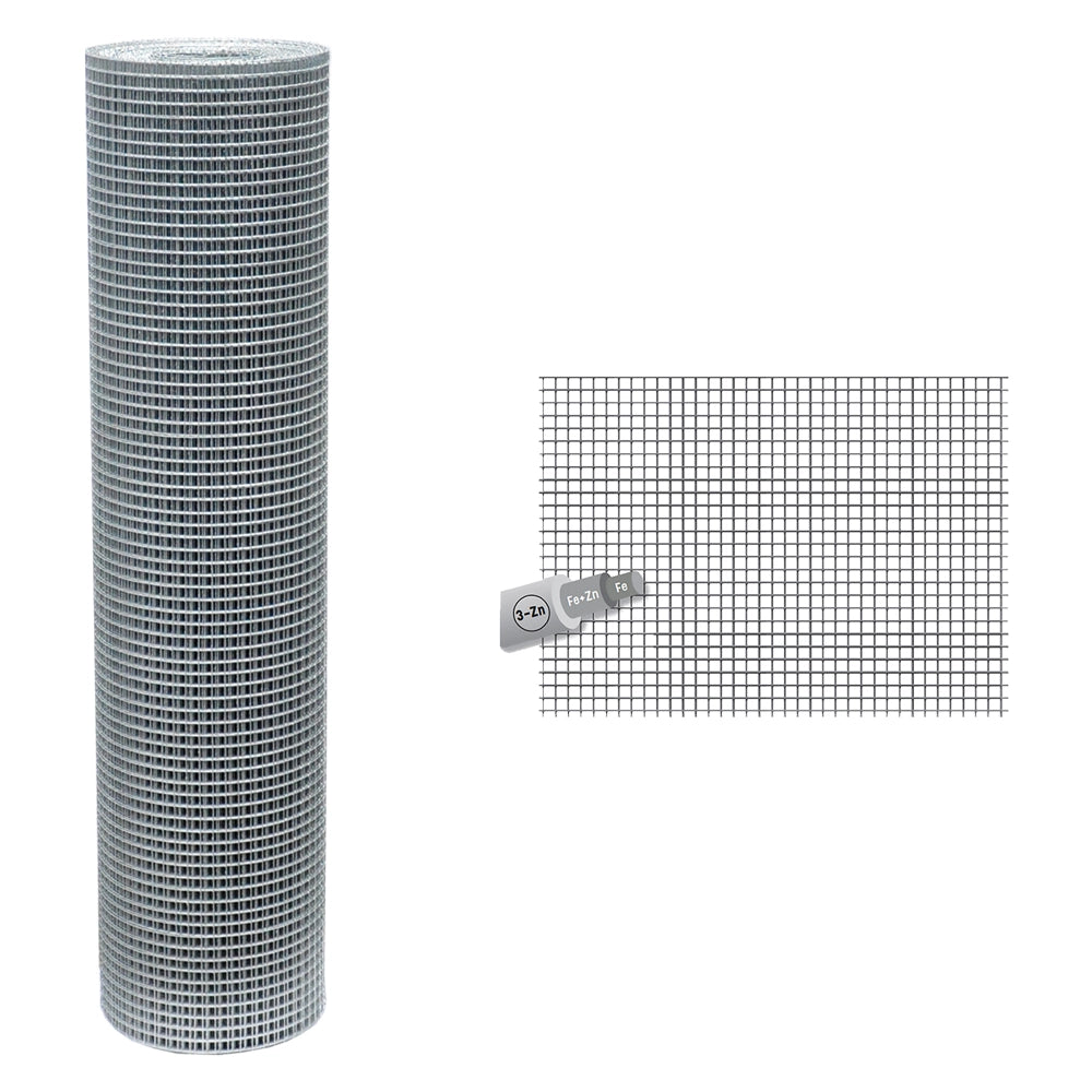 RETE ELETTROSALDATA 6 x 6 - Filo Ø mm. 0,5 - H. cm 100 x mt. 25  - SIDEX