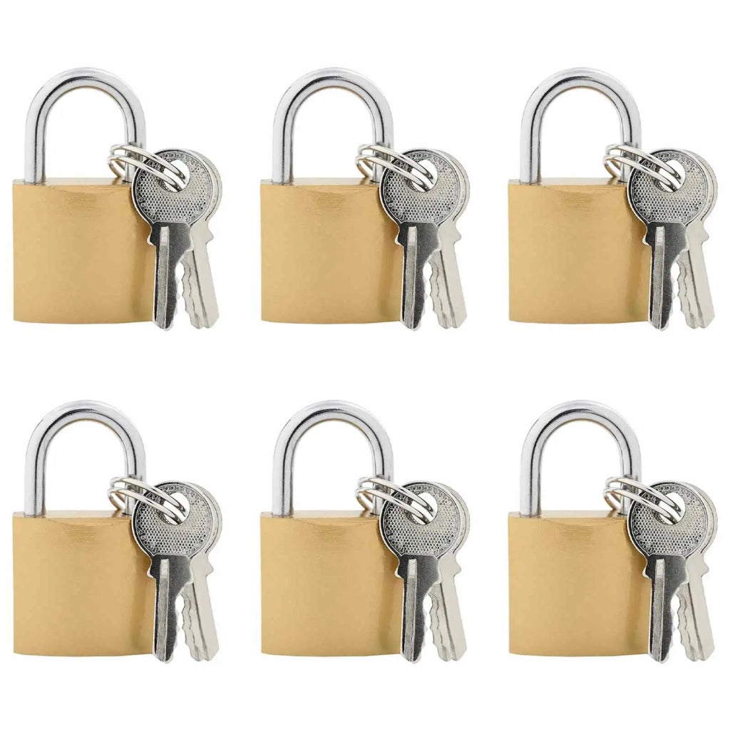 U Lock con Chiavi 6 pcs Ottone Ferro 42021903