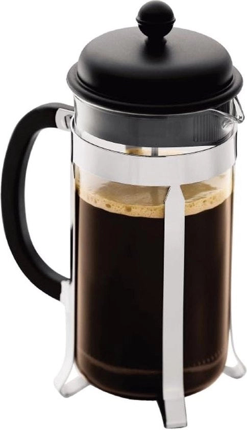 Caffettiera a Stampa 8 tazze 1L - Nero