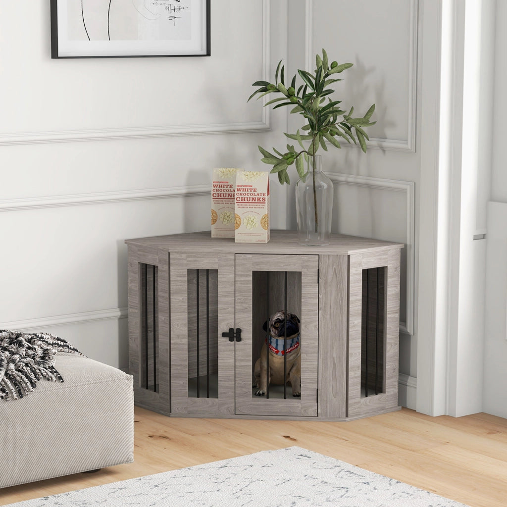 Cuccia per cani con cuscino ¨C zephmum ¨C 104x55x63 cm marrone