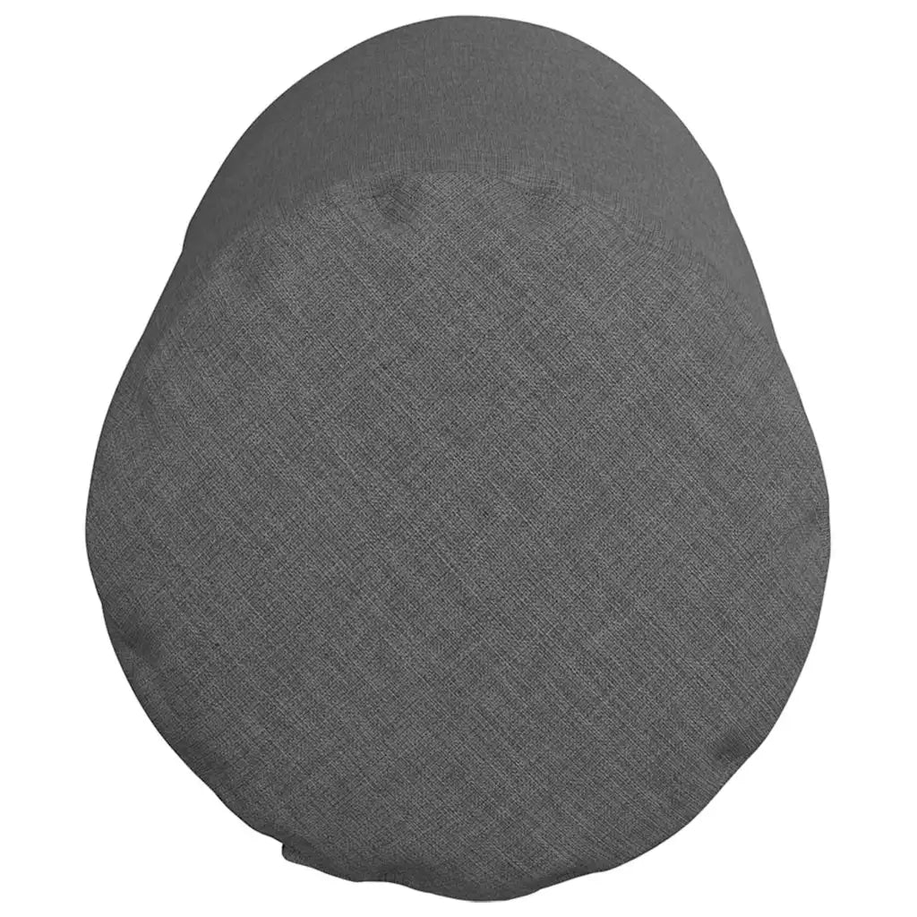 Cuscini a rullo 2 pz | Cuscini per sedie Grigio scuro ? 15 x 40 cm Tessuto