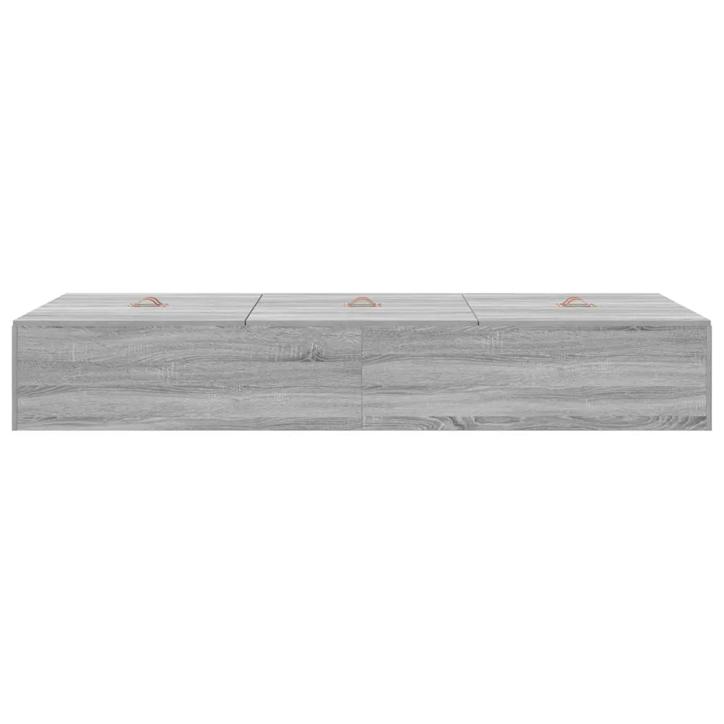 Struttura letto con contenitore Grigio Sonoma 80 x 200 cm 3335338
