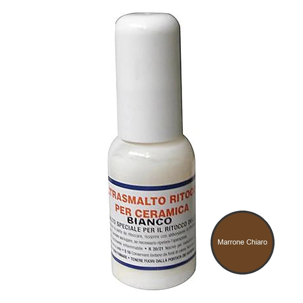 Smalto per ritocchi sanitari 20 ml *** colore- marrone chiaro, confezione 1