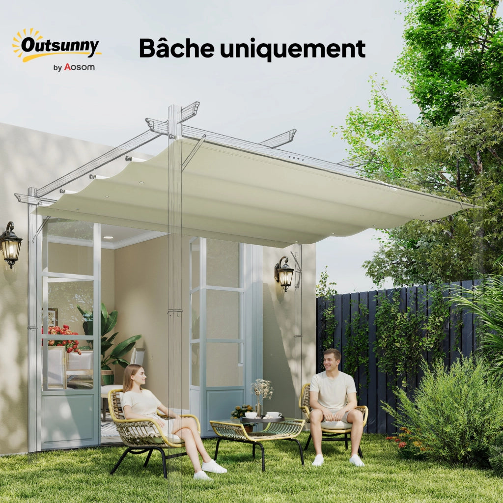 Telo per Pergola ¨C Minimal ¨C Grigio 300x200 cm