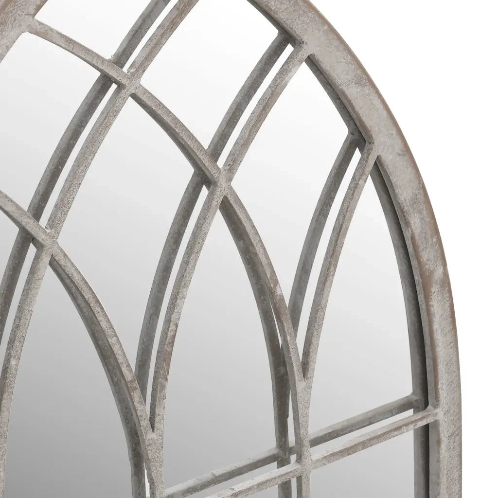 Specchio da Giardino Sabbia 100x45 cm in Ferro per Uso Esterno 318341
