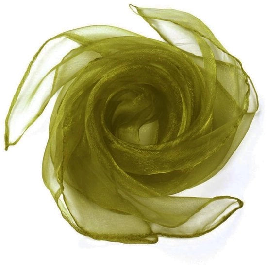 Set di chiffon di danza 10 pezzi - Fazzoletti quadrati - Nylon - 70 cm - Fazzoletti di danza sensoriali - Fazzoletti chiffon - Fazzoletti di prestazione - Fazzoletti chiffon quadrati