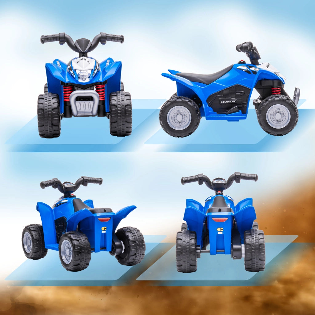 Quad Elettrico per Bambini ¨C Xylo ¨C LED, Clacson, Sedile Comodo, Blu