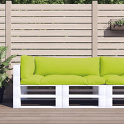 Cuscini per Pallet 3 pz Verde Intenso in Tessuto 360955