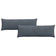 Cuscini da Divano 2 pz | Cuscini per sedie Grigio scuro 120 x 40 cm