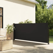 Tenda da Sole Laterale Retrattile Nera 100x300 cm 4004264
