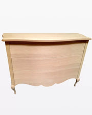 Como' 3 cassetti sagomato grezzo l.140 p.56 h.97 - Mobili 2G