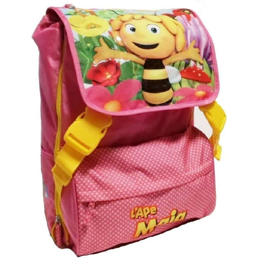 Trade Shop - Zaino Estensibile Sdoppiabile In Tessuto Ape Maia Scuola Bambine Elementari -