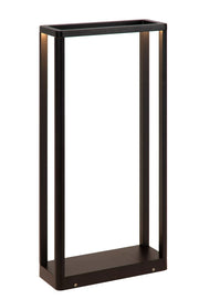 Paletto da esterno LED 9,2W IP65 nero Lucide Narvik