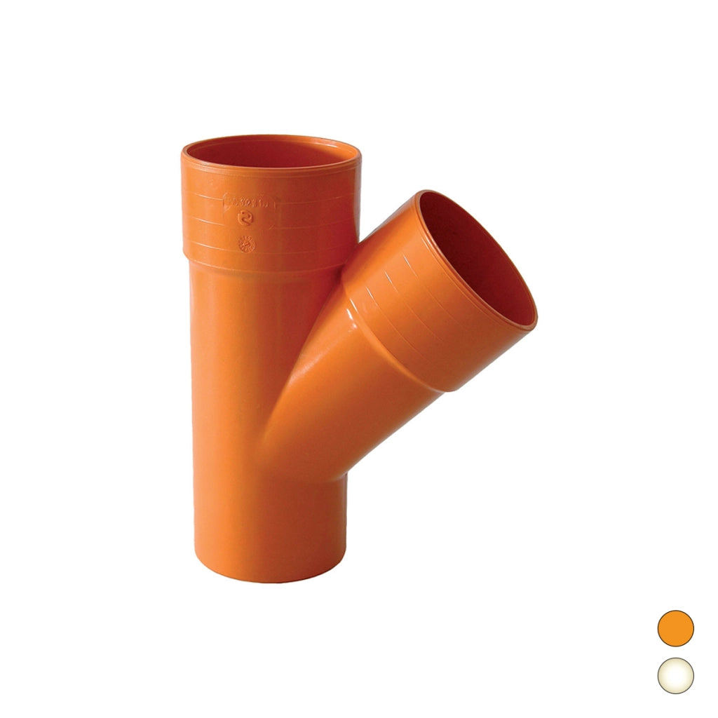 DERIVAZIONE  45  ° IN PVC- Diam. 140- ESCLU- pezzi 1