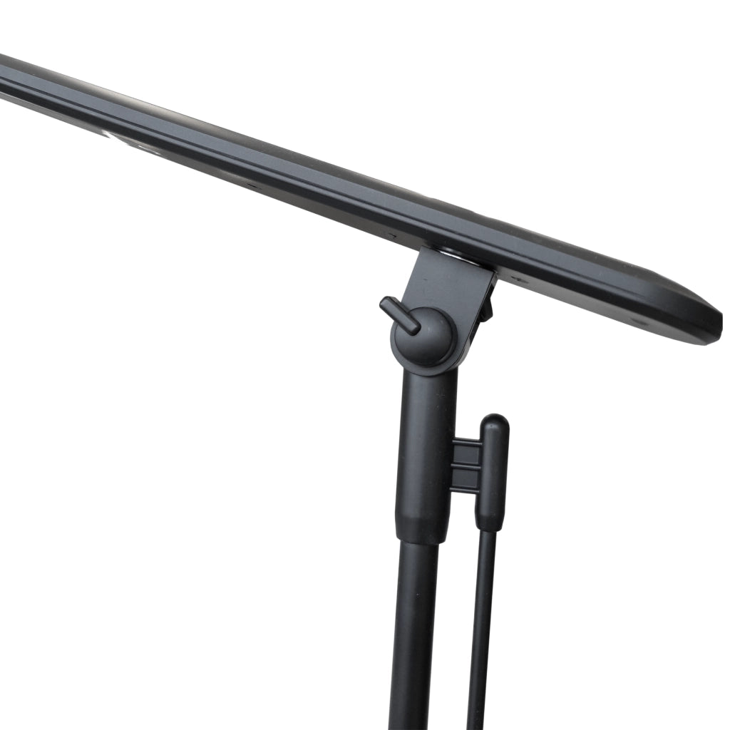 Lampada da tavolo LED nera 3000-6000K dimmer USB Polux