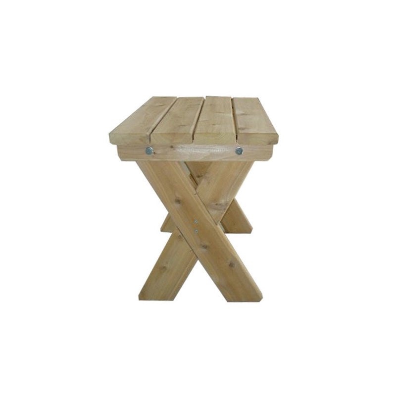 Table basse de jardin en bois de cÃ¨dre