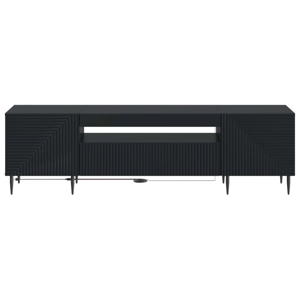 Mobile TV LED Nero Legno ingegnerizzato 896906