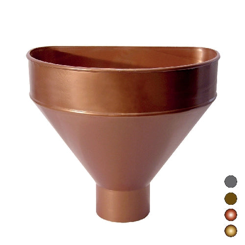 RACCOGLITORE MONOLITICO IN PVC PER PLUVIALI- Diam. 80 - Marrone- DH- pezzi 1