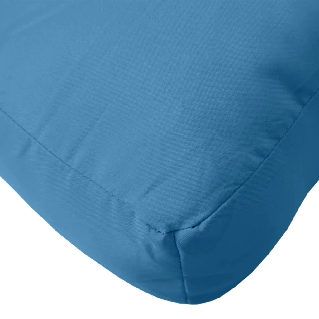 Cuscini per Pallet 3 pz Blu Mélange in Tessuto 4002656