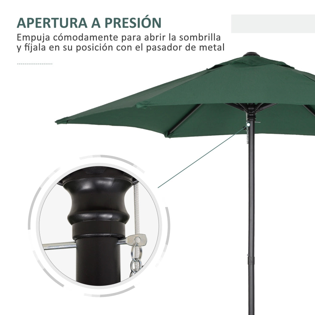 Ombrellone da Giardino ¨C Minimal ¨C Verde
