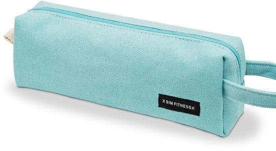 Etui per ragazze adolescenti per scuola e ufficio (blu)